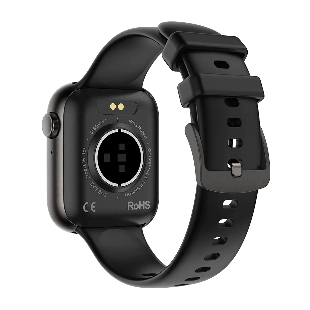 TEKDAY 656500 Smartwatch Black Silicone Strap