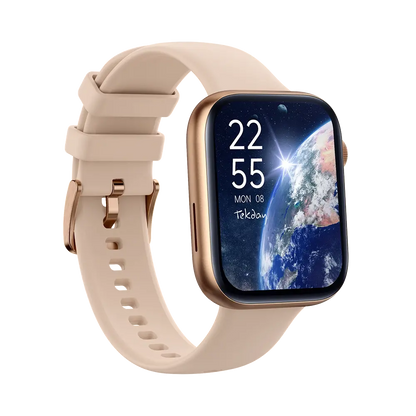 TEKDAY 656501 Smartwatch Pink Silicone Strap