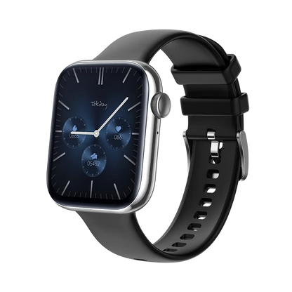 TEKDAY 656502 Smartwatch Black Silicone Strap
