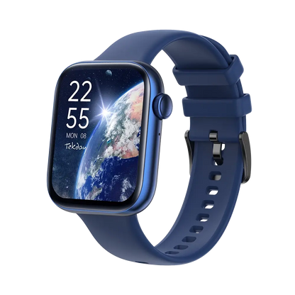 TEKDAY 656508 Smartwatch Blue Silicone Strap