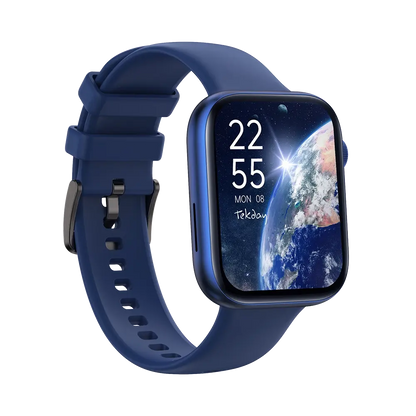 TEKDAY 656508 Smartwatch Blue Silicone Strap