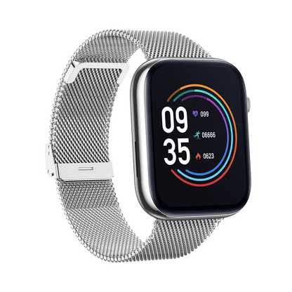 TEKDAY 656512 Smartwatch Silver Stainless Steel Bracelet