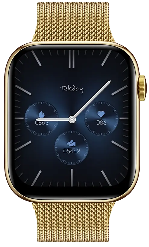TEKDAY 656515 Smartwatch Gold Bracelet