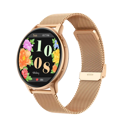 TEKDAY 656533 Smartwatch Rose Gold  Stainless Steel Bracelet