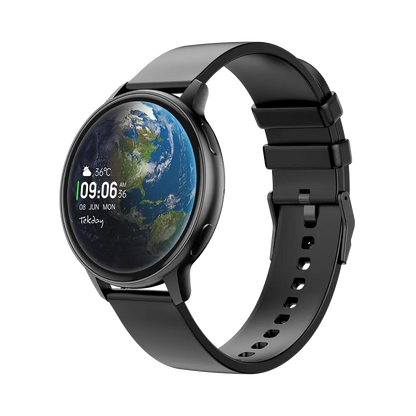 TEKDAY 656534 Smartwatch Black Silicon Strap