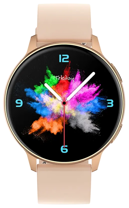 TEKDAY 656535 Smartwatch Beige Silicon Strap