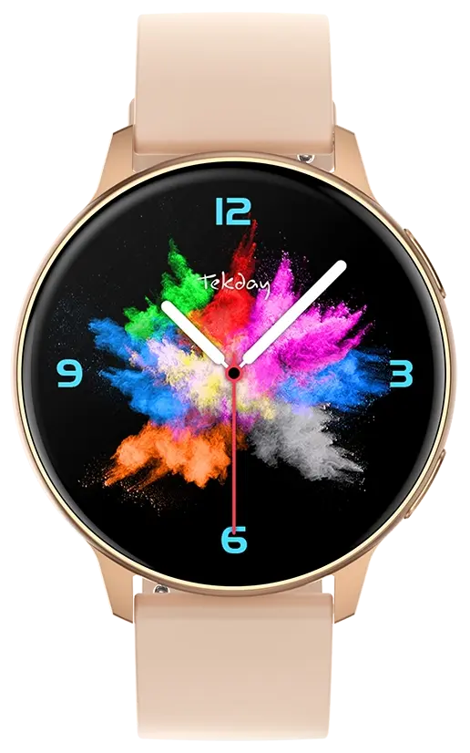 TEKDAY 656535 Smartwatch Beige Silicon Strap