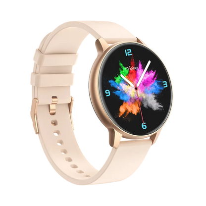 TEKDAY 656535 Smartwatch Beige Silicon Strap
