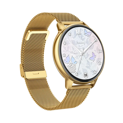 TEKDAY 656536 Smartwatch Gold Stainless Steel Bracelet