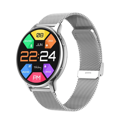 TEKDAY 656537 Smartwatch Silver Stainless Steel Bracelet