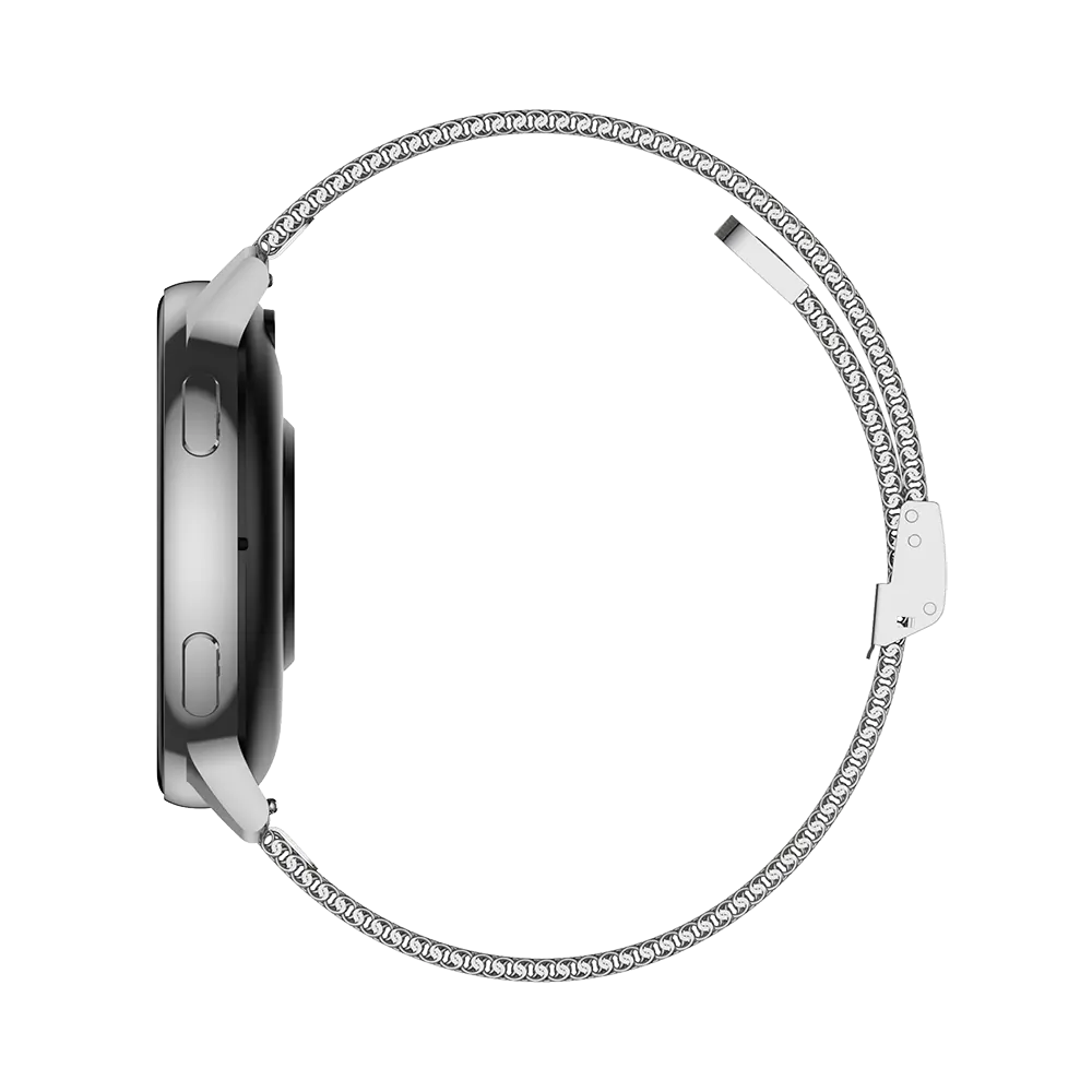 TEKDAY 656537 Smartwatch Silver Stainless Steel Bracelet