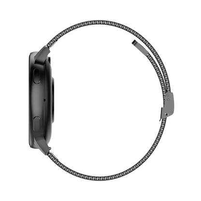 TEKDAY 656538 Smartwatch Black Stainless Steel Bracelet