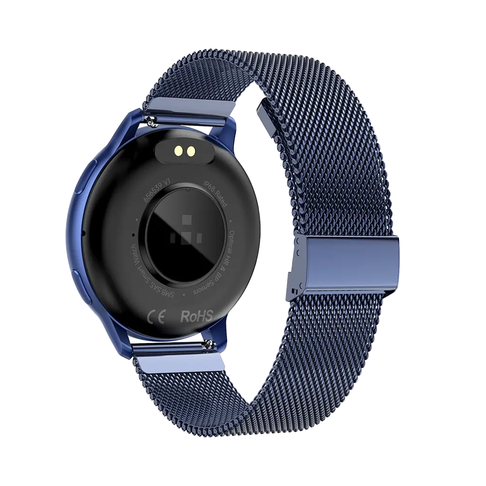 TEKDAY 656539 Smartwatch Blue Stainless Steel Bracelet Tekday