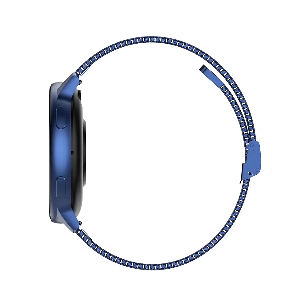 TEKDAY 656539 Smartwatch Blue Stainless Steel Bracelet Tekday