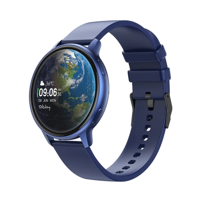 TEKDAY 656540 Smartwatch Blue Silicon Strap