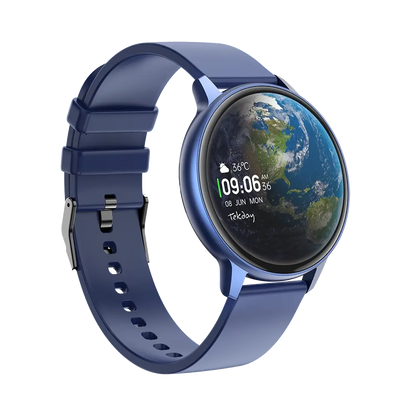 TEKDAY 656540 Smartwatch Blue Silicon Strap