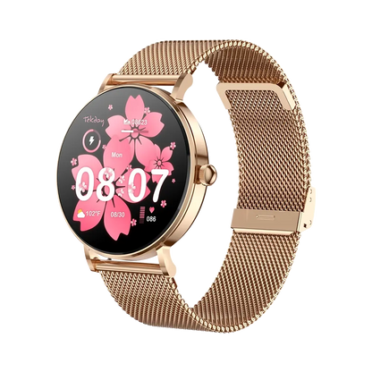 TEKDAY 656565 Smartwatch Rose Gold Stainless Steel Bracelet