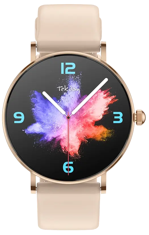 TEKDAY 656566 Smartwatch Nude Silicon Strap