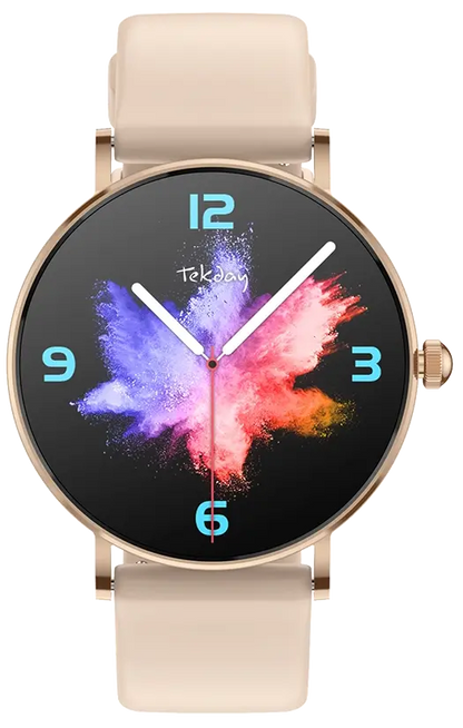TEKDAY 656566 Smartwatch Nude Silicon Strap