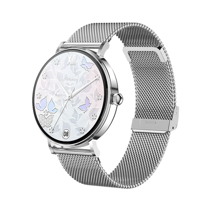 TEKDAY 656569 Smartwatch Silver Stainless Steel Bracelet