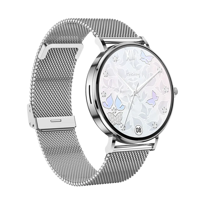 TEKDAY 656569 Smartwatch Silver Stainless Steel Bracelet