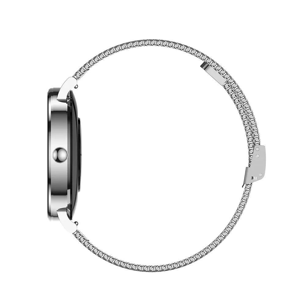 TEKDAY 656569 Smartwatch Silver Stainless Steel Bracelet