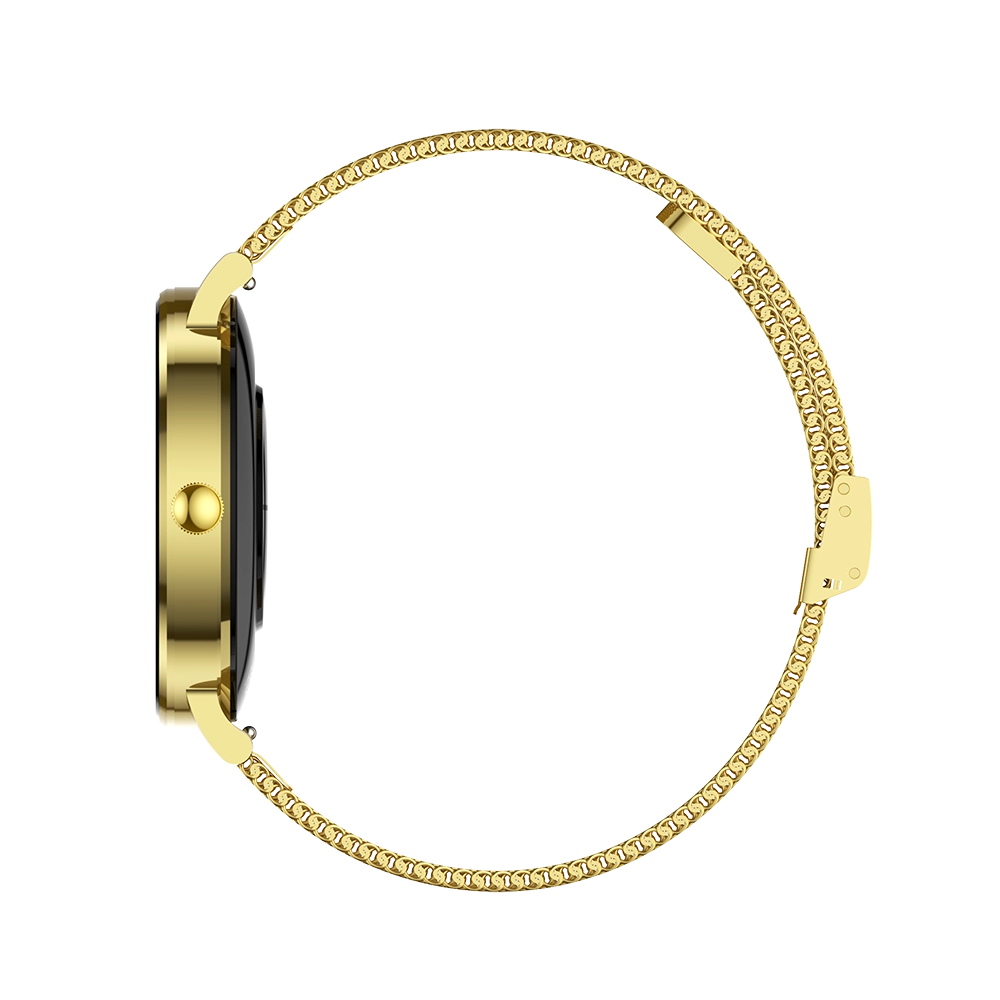 TEKDAY 656570 Smartwatch Gold Stainless Steel Bracelet