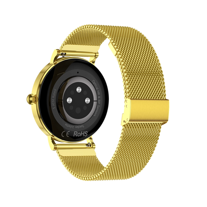 TEKDAY 656570 Smartwatch Gold Stainless Steel Bracelet