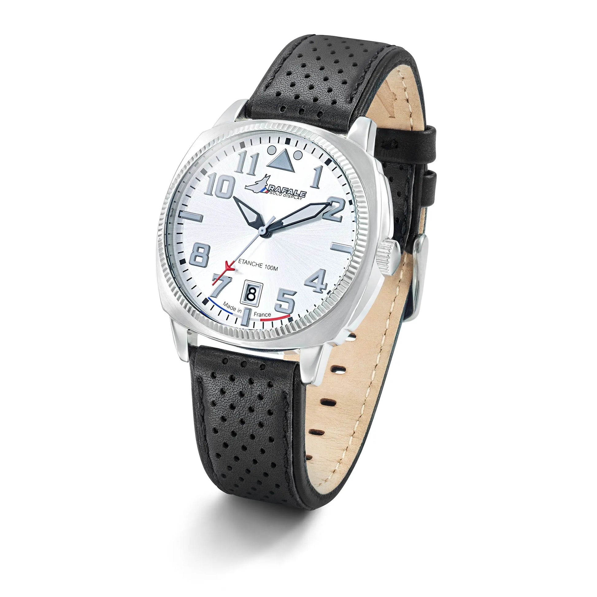 Rafale 666030 Coach Black Leather Strap Rafale