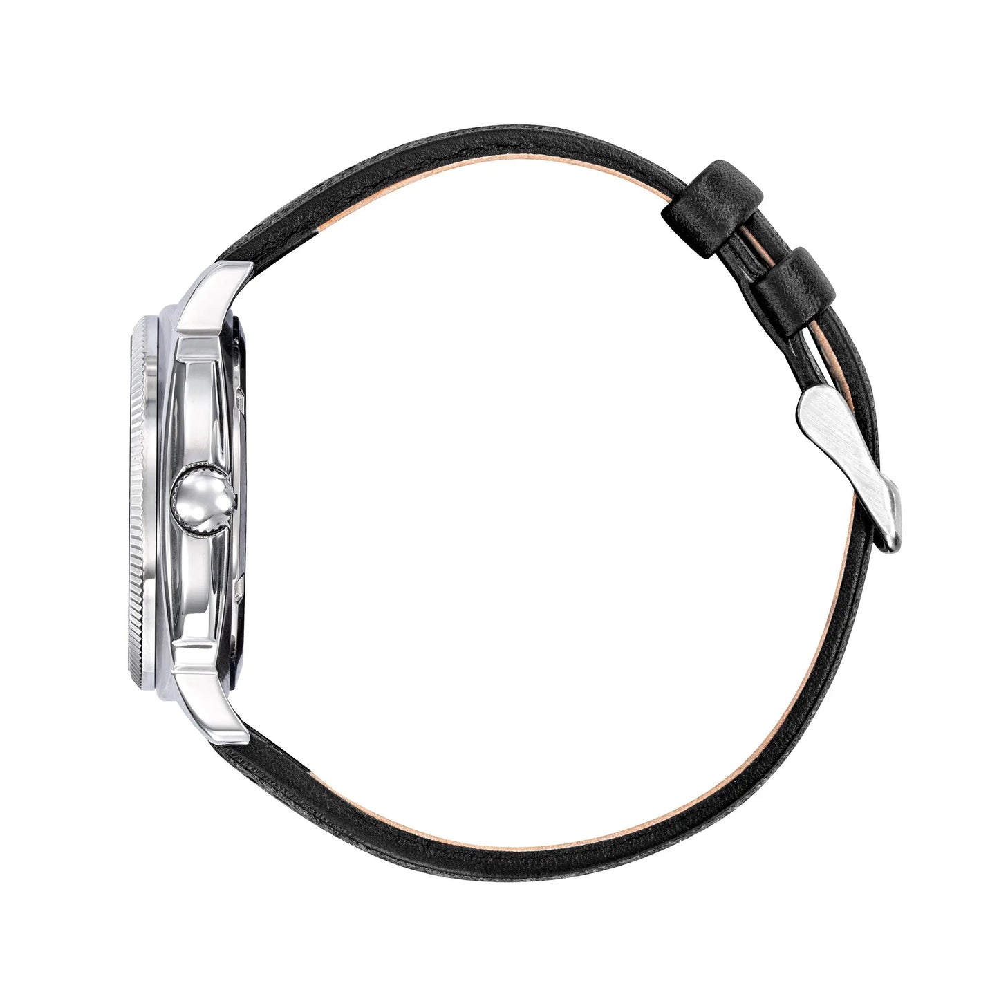Rafale 666030 Coach Black Leather Strap Rafale