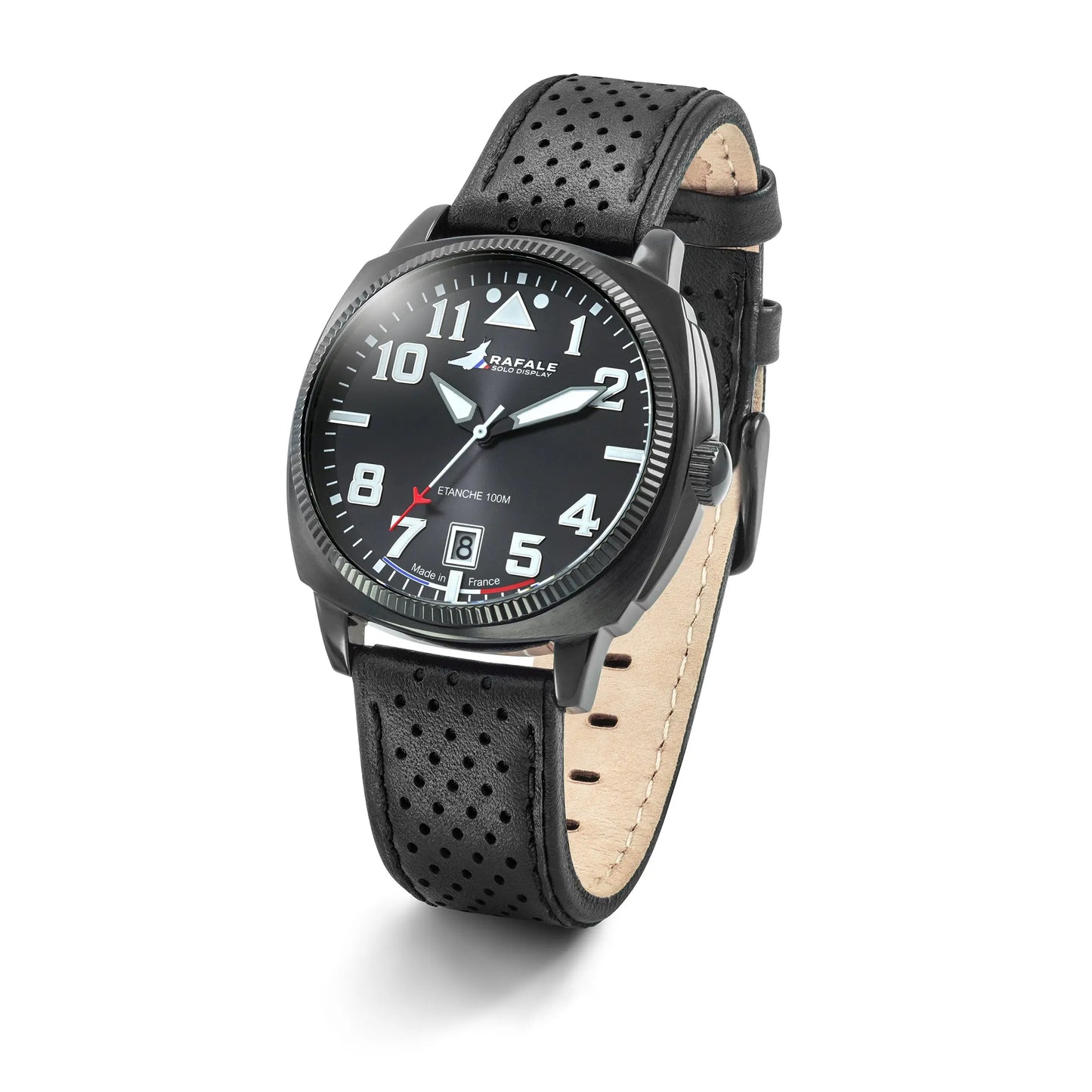Rafale 666033 Coach Black Leather Strap Rafale