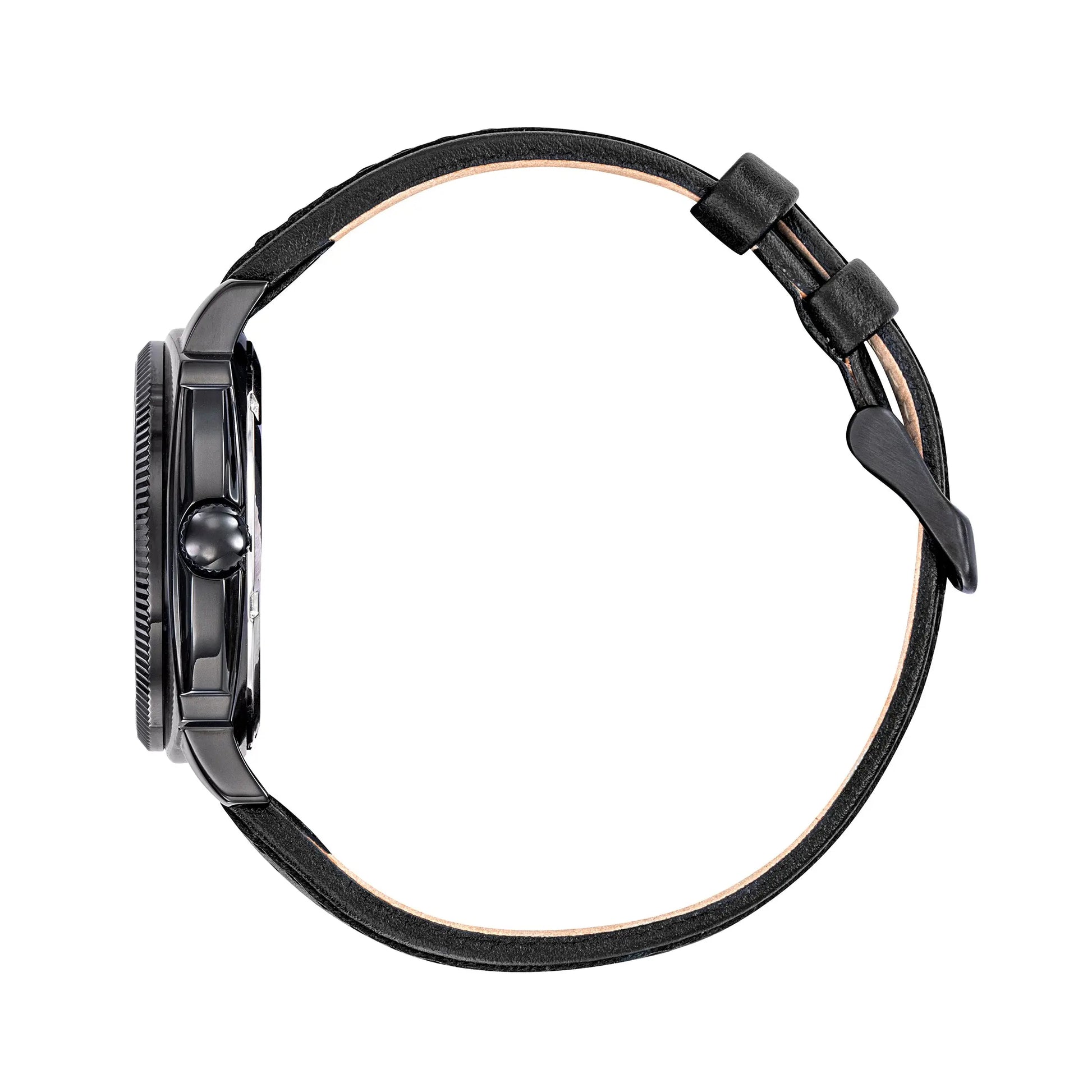 Rafale 666033 Coach Black Leather Strap Rafale