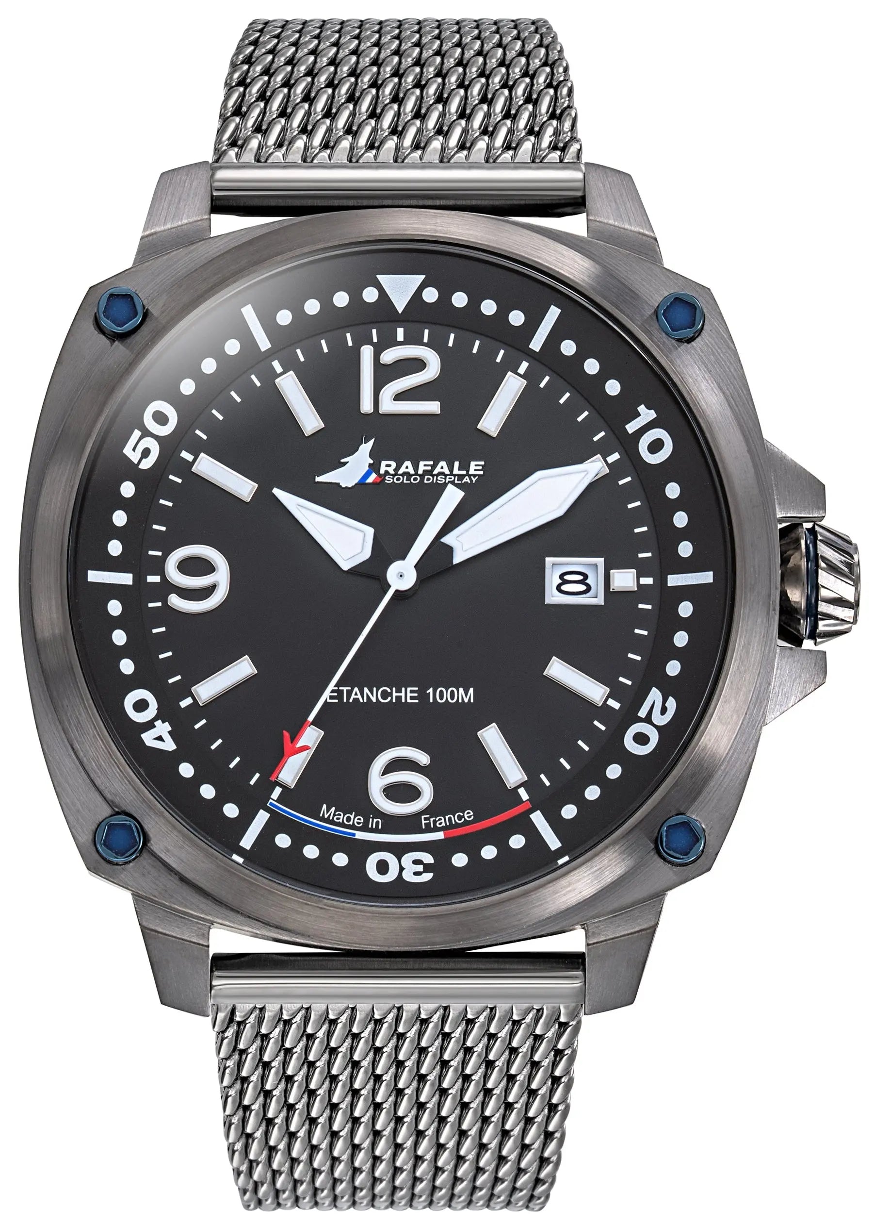 Rafale 666036 Pilote Silver Stainless Steel Bracelet Rafale