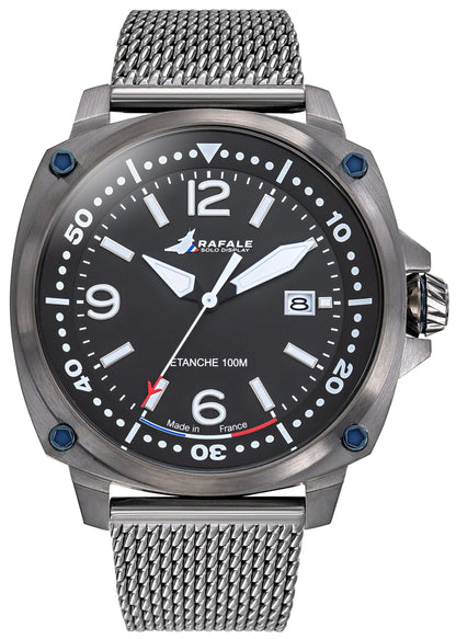 Rafale 666036 Pilote Silver Stainless Steel Bracelet Rafale