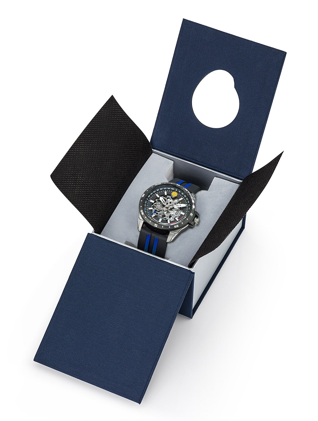 Patrouille De France 668119 Athos 5 Automatic Black Rubber Strap