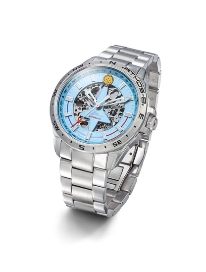 Patrouille De France 668144 Athos 8 Automatic Stainless Steel Bracelet