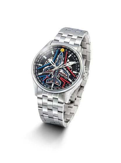 Patrouille De France 668908 Athos Coffret Automatique Stainless Steel Bracelet