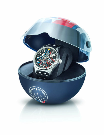 Patrouille De France 668908 Athos Coffret Automatique Stainless Steel Bracelet