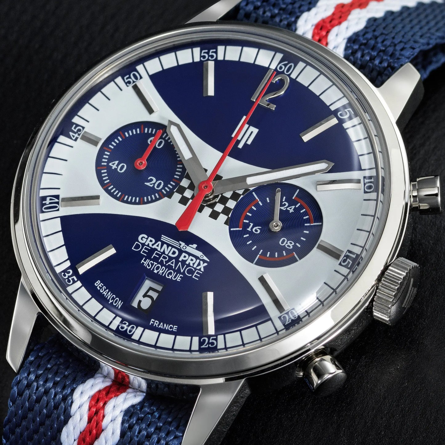 LIP 670065 Rallye GPFH Blue Fabric Strap