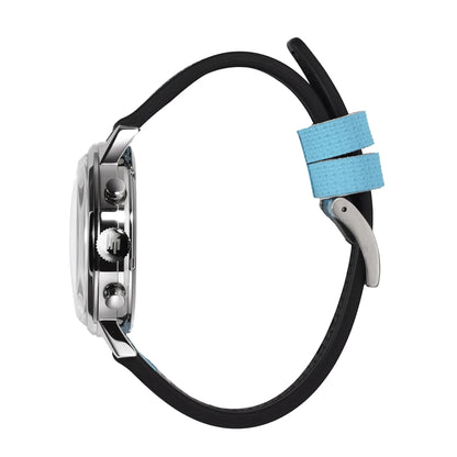 LIP 670076 Rallye GPFH 2026 Black-Blue Leather Strap