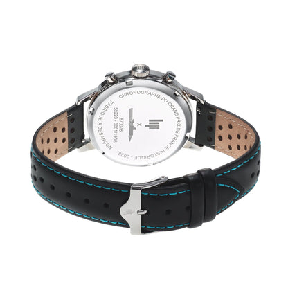 LIP 670076 Rallye GPFH 2026 Black-Blue Leather Strap