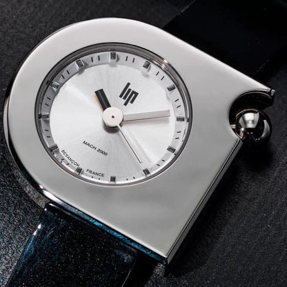 LIP 671162 Mach 2000 Mini Black Leather Strap