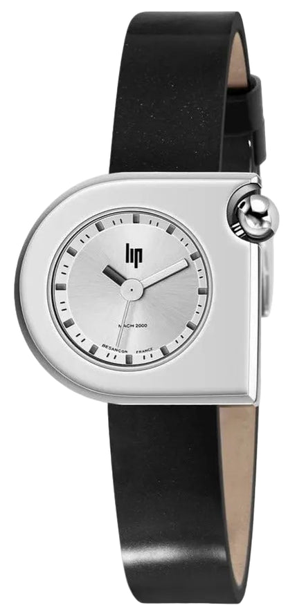 LIP 671162 Mach 2000 Mini Black Leather Strap