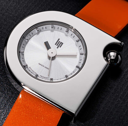 LIP 671165 Mach 2000 Mini Orange Leather Strap