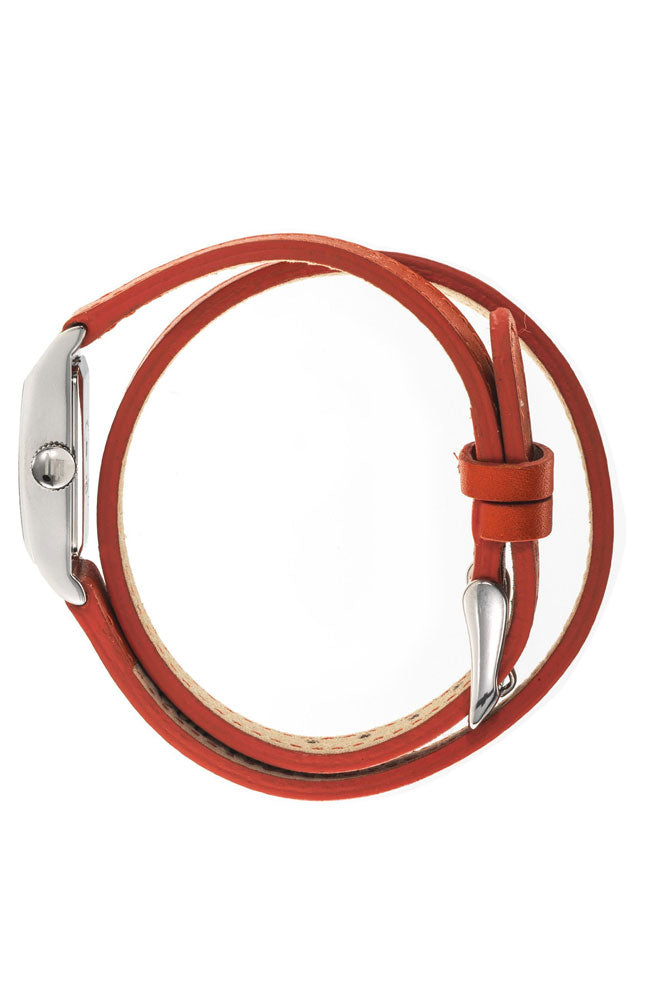 LIP 671209 Churchill T13 Orange Leather Strap