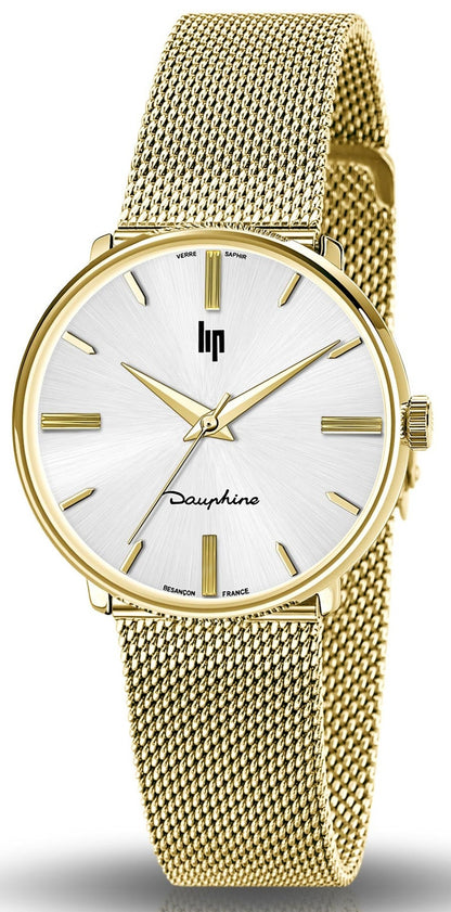 LIP 671296 Dauphine Gold Stainless Steel Bracelet