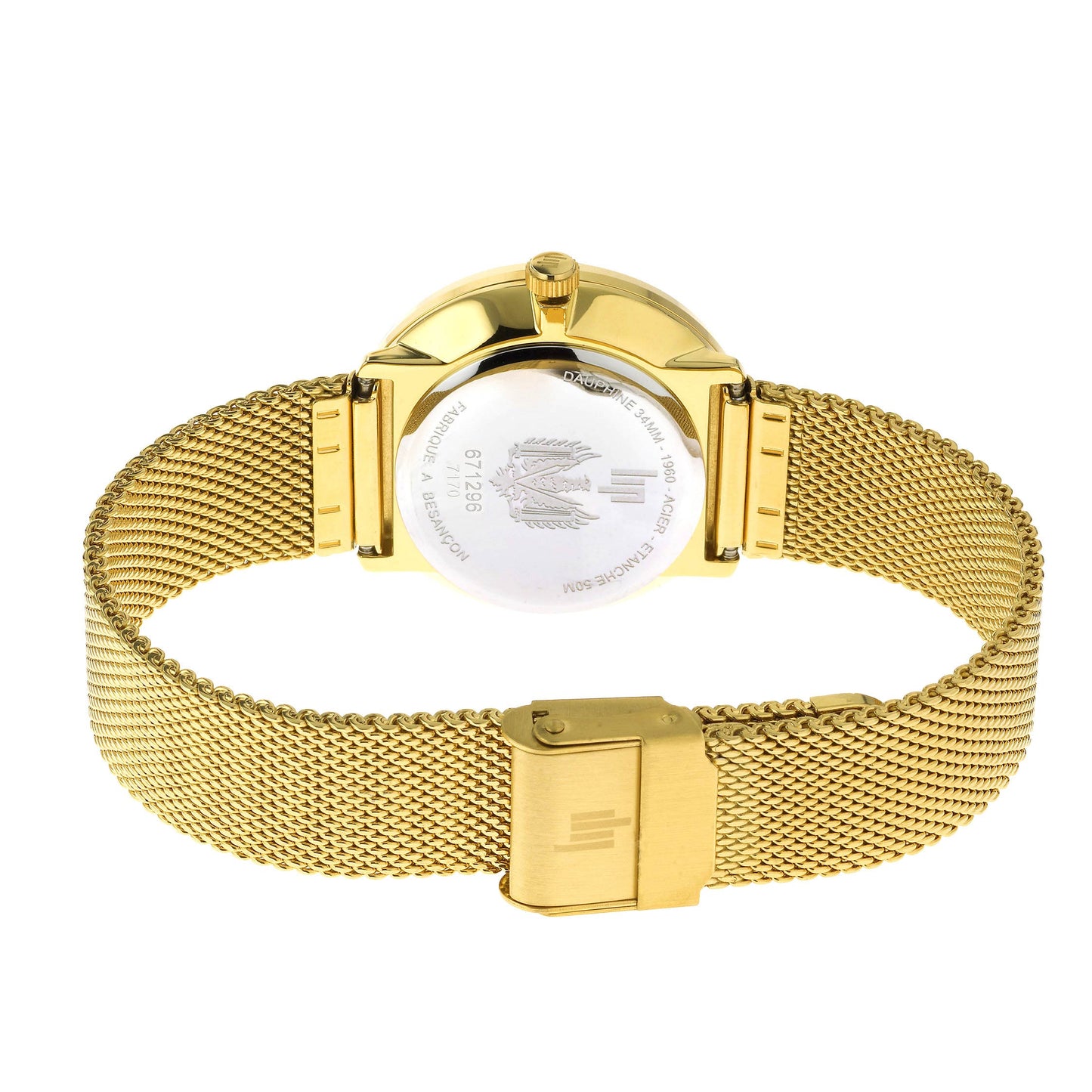 LIP 671296 Dauphine Gold Stainless Steel Bracelet