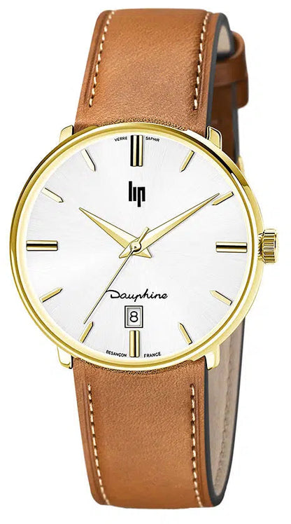 LIP 671428 Dauphine Brown Leather Strap