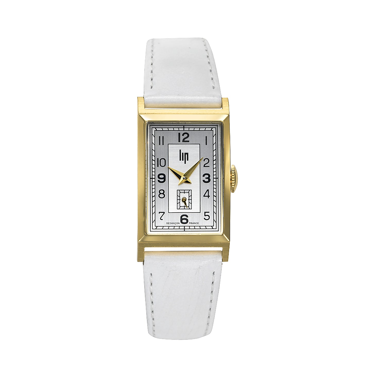 LIP 671441 Churchill T18 White Leather Strap