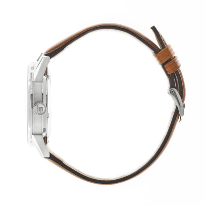 LIP 671558 Himalaya Coeur Automatic Brown Leather Strap